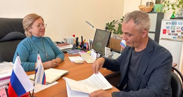 Рабочая встреча в профсоюзе